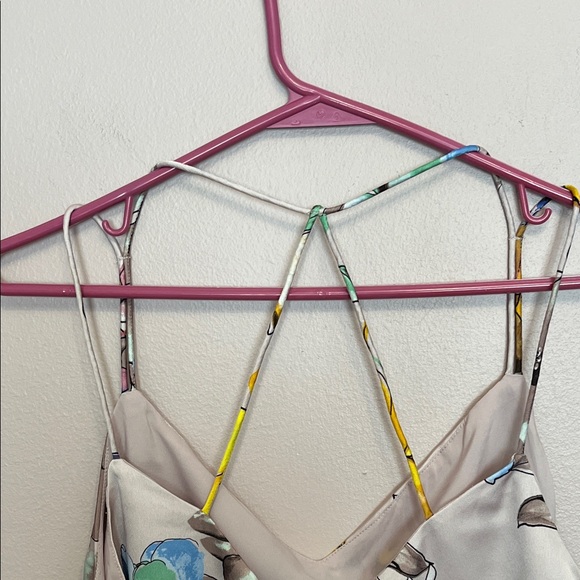 Floral Camisole with Yellow and Blue Accents - Picture 8 of 13